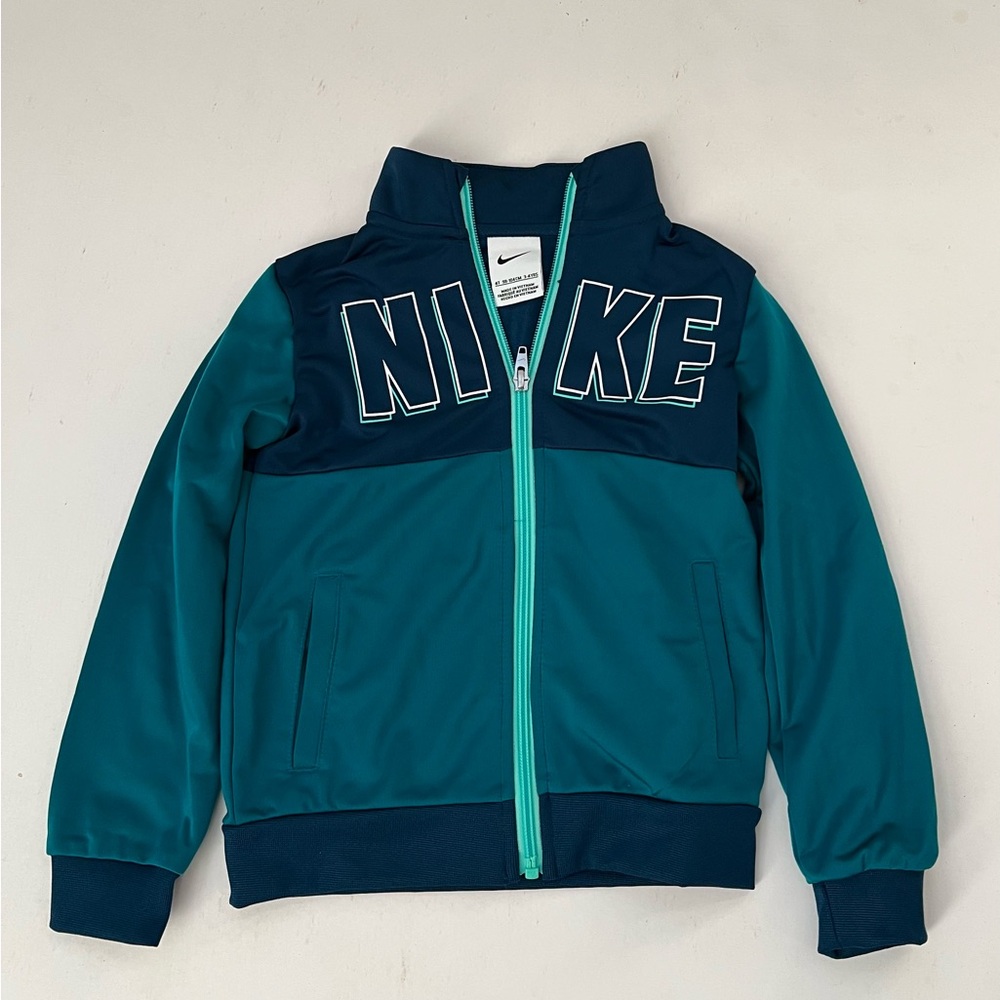 Nike Boys Teal and Dark Blue Jacket